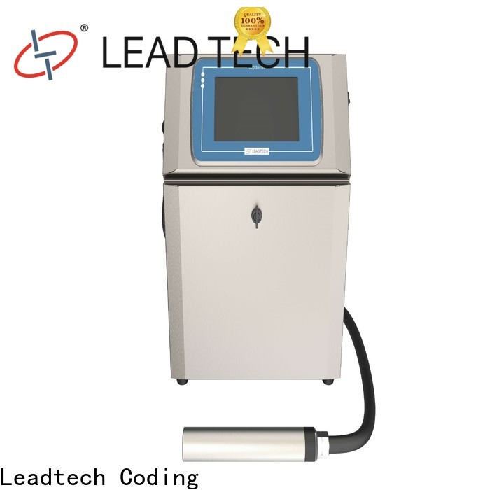 Leadtech Coding expiry date label machine manufacturers for tobacco industry printing