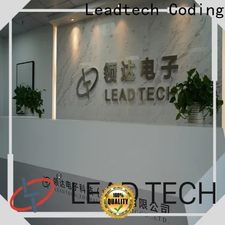 Leadtech Coding dust-proof expiry date label machine Suppliers for daily chemical industry printing