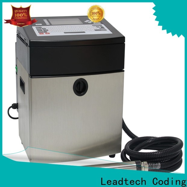 Leadtech Coding Latest pet bottle batch coding machine professtional for food industry printing