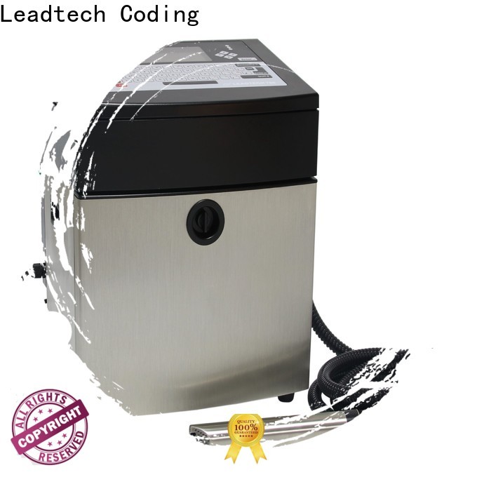 Leadtech Coding pet bottle date printing machine manufacturers for beverage industry printing