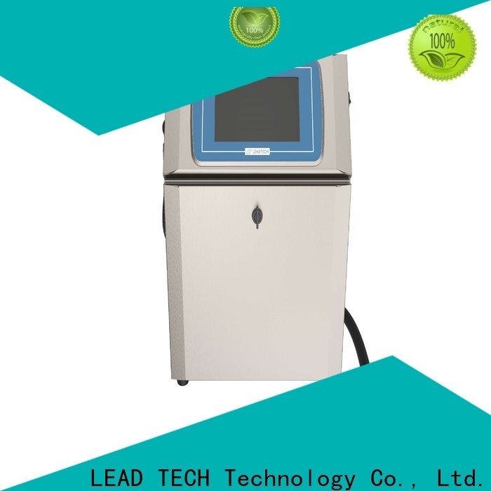 Leadtech Coding commercial laser expiry date printing machine factory for beverage industry printing