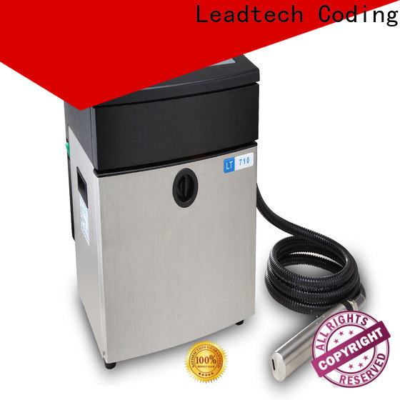 Leadtech Coding dust-proof mrp and expiry date printing machine Supply for drugs industry printing