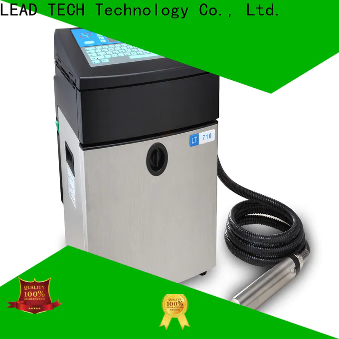 Leadtech Coding innovative ribbon batch coding machine custom for tobacco industry printing