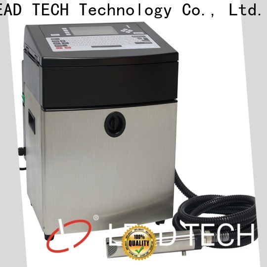 Leadtech Coding innovative batch coding machine for water bottles company for household paper printing