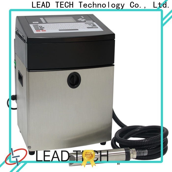 Leadtech Coding innovative inkjet date coder factory for pipe printing