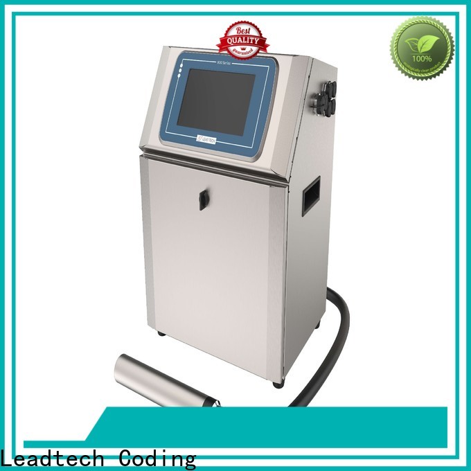 Leadtech Coding expiry date stamp machine company for daily chemical industry printing