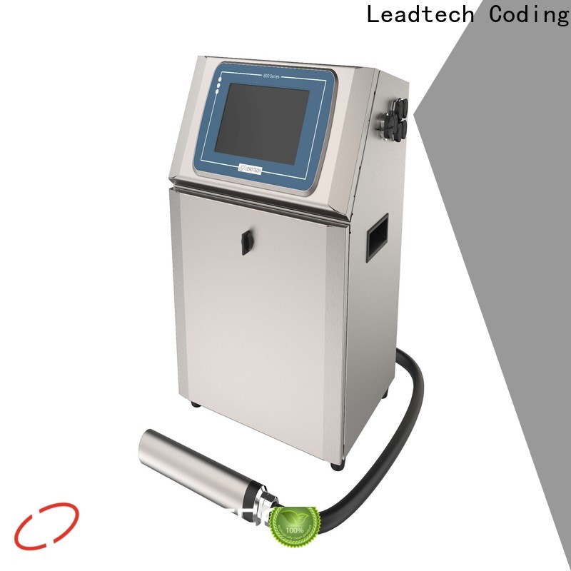 Leadtech Coding semi automatic batch coding machine factory for tobacco industry printing
