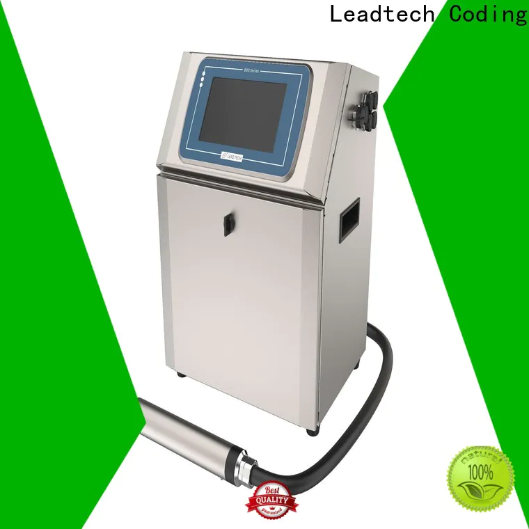 Leadtech Coding batch code printing machine price company for daily chemical industry printing