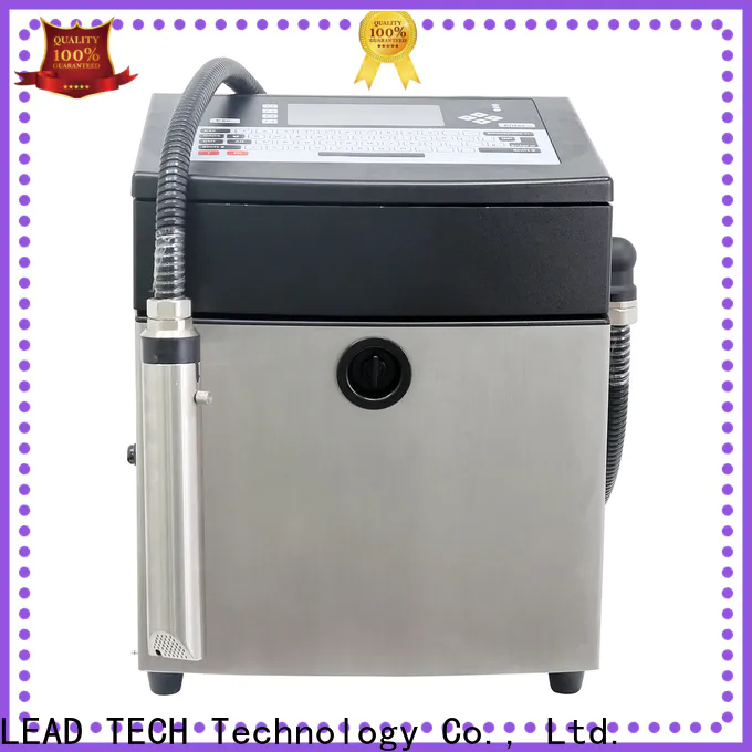 Leadtech Coding table top batch coding machine Supply for daily chemical industry printing