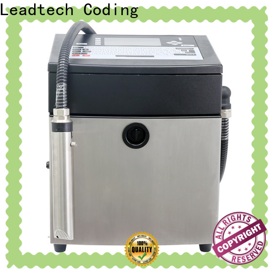 Leadtech Coding Top hand date printing machine Supply for beverage industry printing