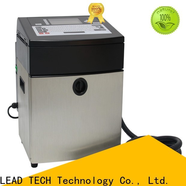 Leadtech Coding date printing machine on plastic bottle manufacturers for auto parts printing
