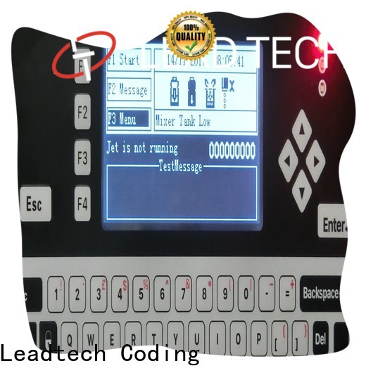 Leadtech Coding hand operated batch coding machine price company for pipe printing