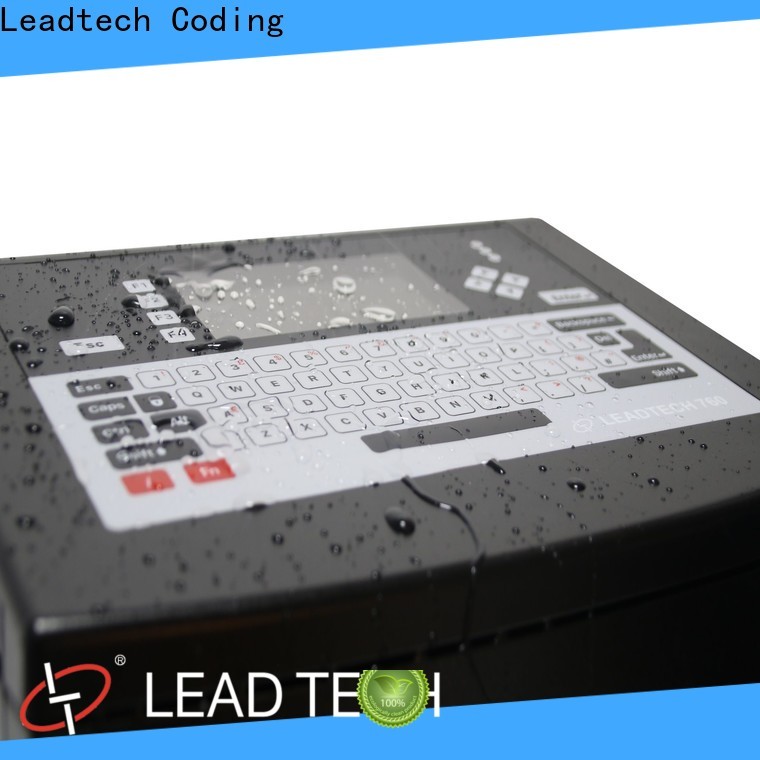 Leadtech Coding date and batch no printing machine professtional for food industry printing