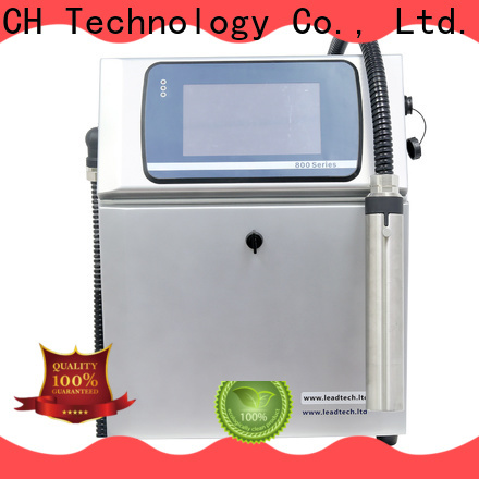 Leadtech Coding date printing machine on plastic bag custom for food industry printing