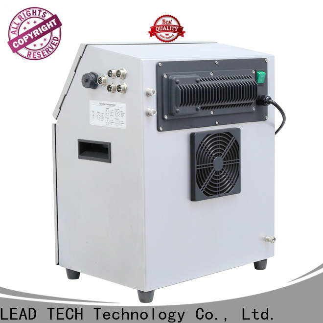 Leadtech Coding Top batch coding machine for water bottles custom for tobacco industry printing