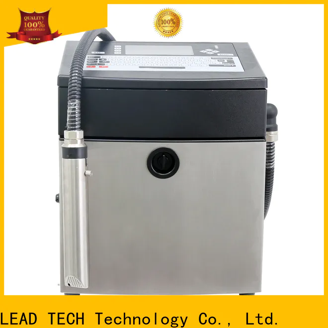 Leadtech Coding High-quality automatic round bottle labeling machine labeler with code printer custom for tobacco industry printing