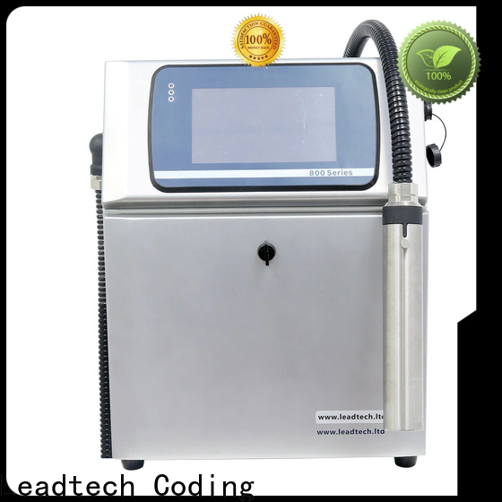 Leadtech Coding Leadtech Coding inkjet date coder machine custom for tobacco industry printing