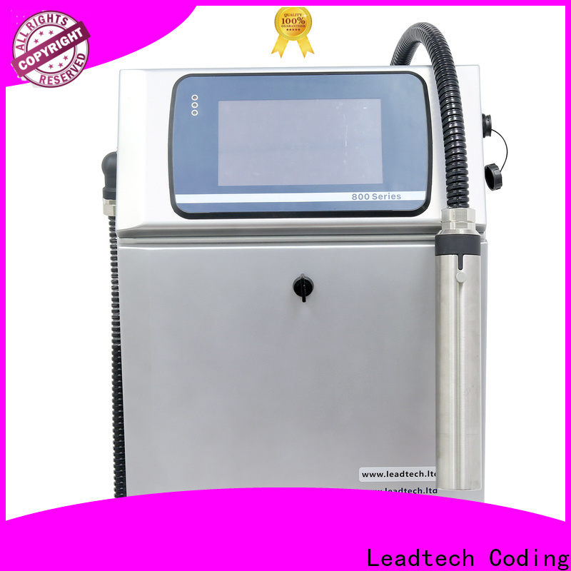 Leadtech Coding domino batch coding machine price for business for auto parts printing