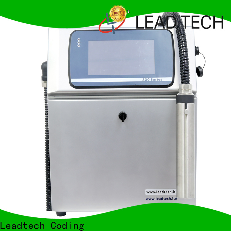 Leadtech Coding high-quality domino batch coding machine price company for food industry printing