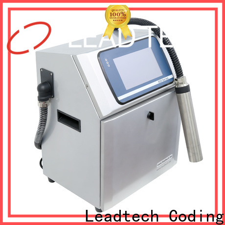 Leadtech Coding pet bottle date printing machine Supply for daily chemical industry printing