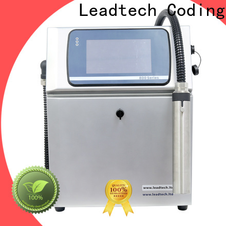 Leadtech Coding Best hp batch coding machine for business for tobacco industry printing