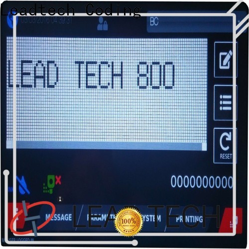 Leadtech Coding dust-proof hand held date coder company for food industry printing