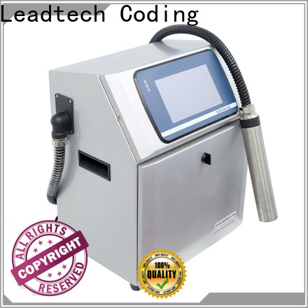 Leadtech Coding commercial batch coding machine for pet bottles Supply for pipe printing