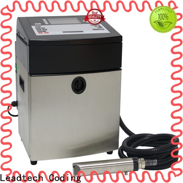 Leadtech Coding commercial ribbon batch coding machine Supply for beverage industry printing