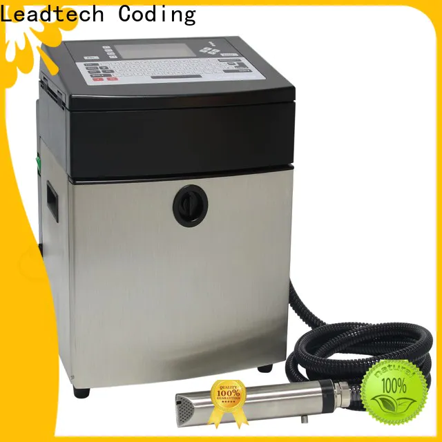 Leadtech Coding manual date coding machine manufacturers for daily chemical industry printing