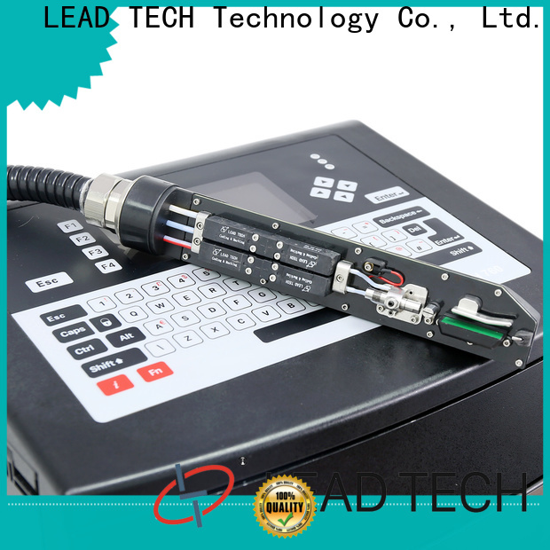 Leadtech Coding inkjet date coder machine custom for daily chemical industry printing