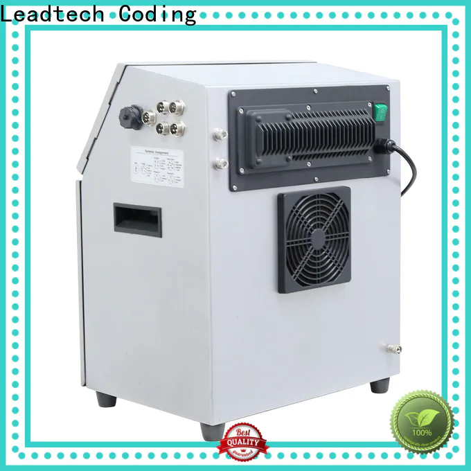 Leadtech Coding dust-proof automatic round bottle labeling machine labeler with code printer company for pipe printing