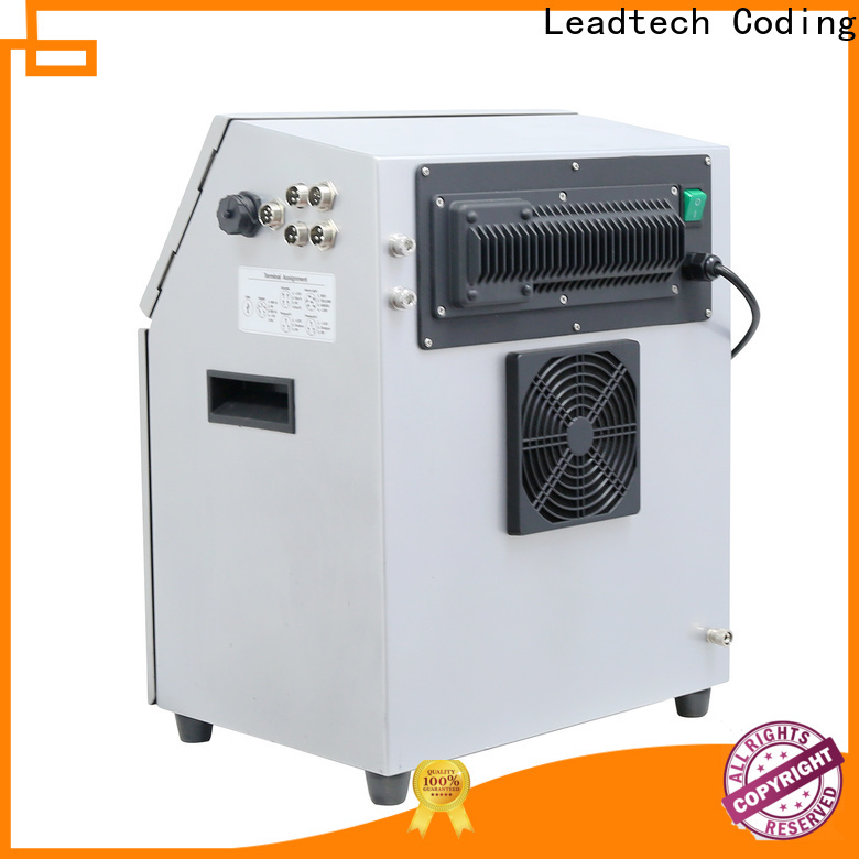 Leadtech Coding batch coding machine for water bottles manufacturers for pipe printing