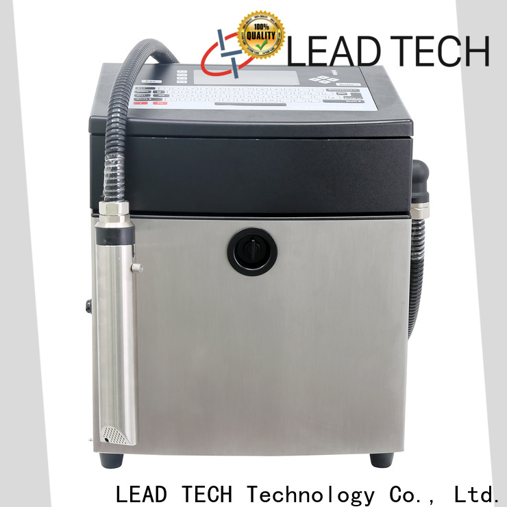 Leadtech Coding bulk pet bottle date printing machine manufacturers for drugs industry printing