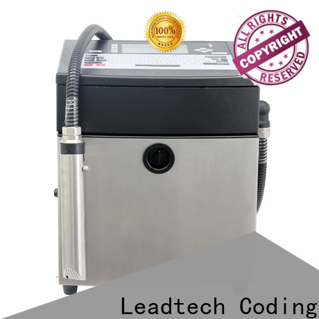 Leadtech Coding date printing machine on plastic bag price custom for beverage industry printing