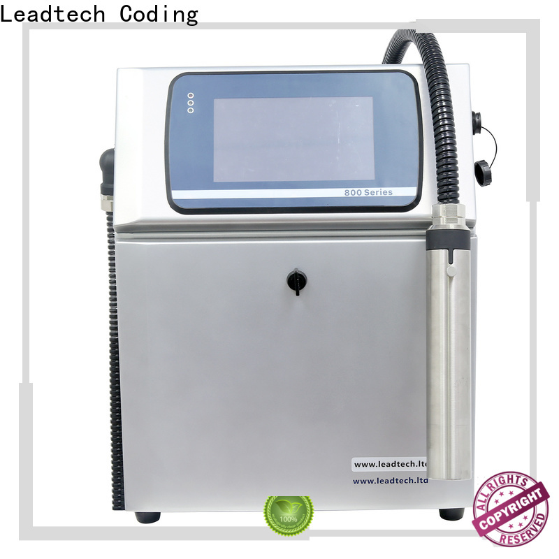 Leadtech Coding high-quality batch coding machine price Supply for beverage industry printing