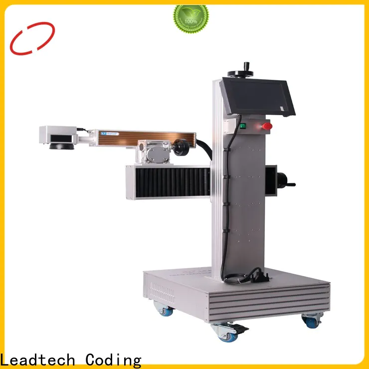 Leadtech Coding Top laser date printing machine Supply for auto parts printing