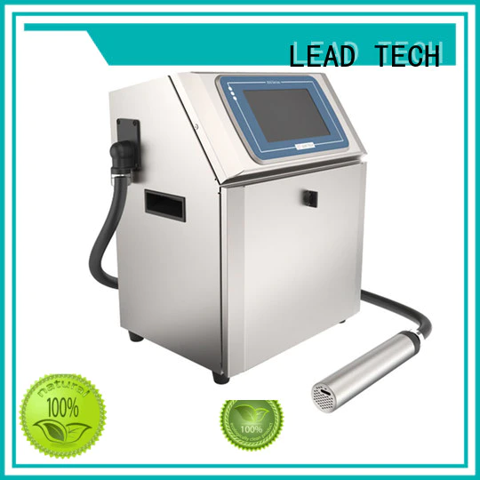 LEAD TECH inkjet printer ink drying time high-performance for auto parts printing