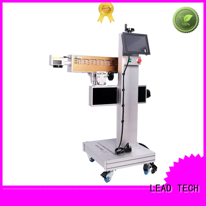 LEAD TECH commercial laser etching printer fast-speed