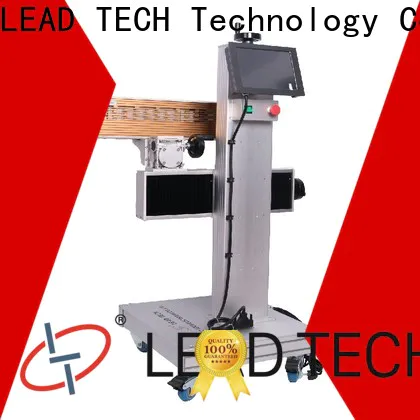 LEAD TECH co2 laser etching fast-speed for pipe printing
