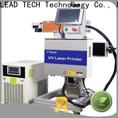 LEAD TECH laser printing machine on plastic easy-operated for food industry printing