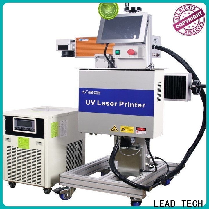 LEAD TECH water cooling structure batch code printer easy-operated for pipe printing