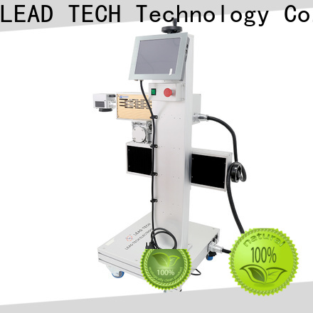 LEAD TECH small laser marking machine high-performance for pipe printing