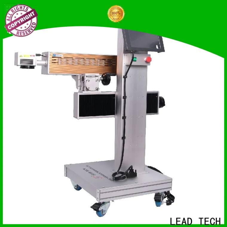 LEAD TECH Best co2 laser marking machine high-performance for building materials printing