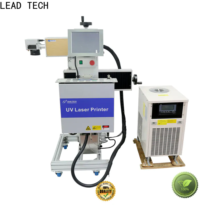 LEAD TECH co2 laser marking machine price promotional for pipe printing