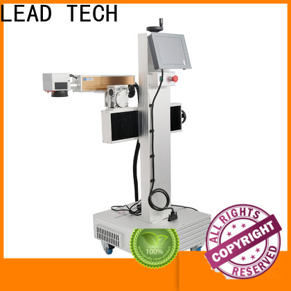 LEAD TECH portable laser etching machine promotional for food industry printing