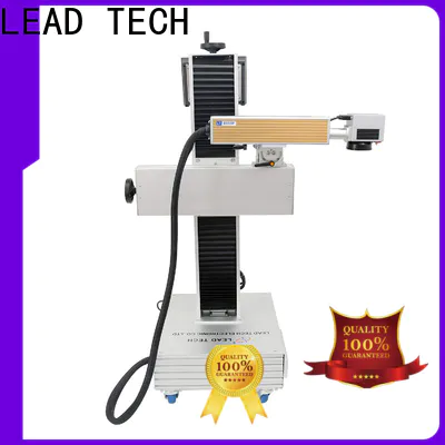 LEAD TECH dustproof portable laser marking machine price promotional for building materials printing