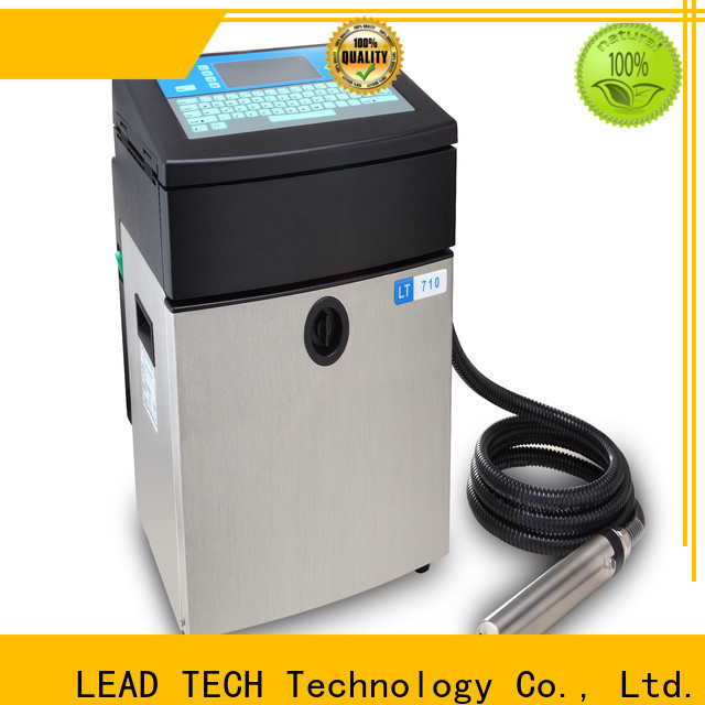 LEAD TECH Custom inkjet printer test easy-operated for tobacco industry printing