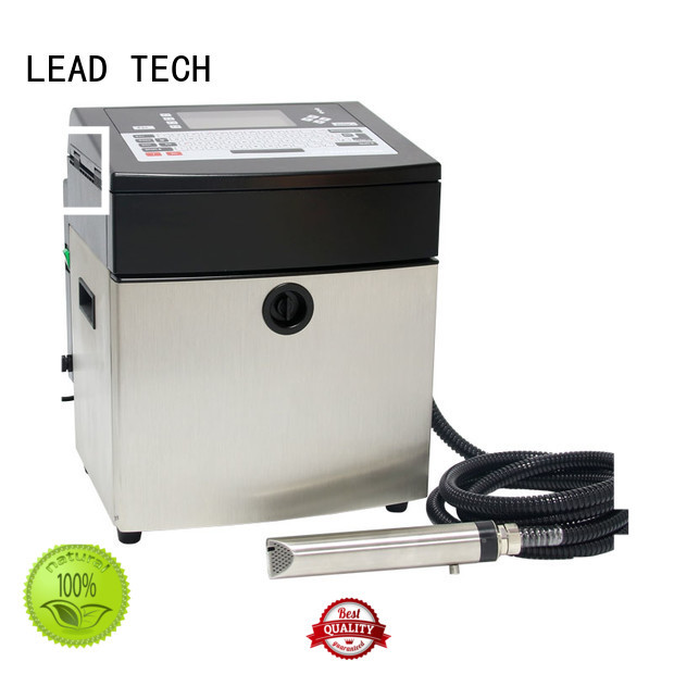 LEAD TECH continuous inkjet printer easy-operated best workmanship