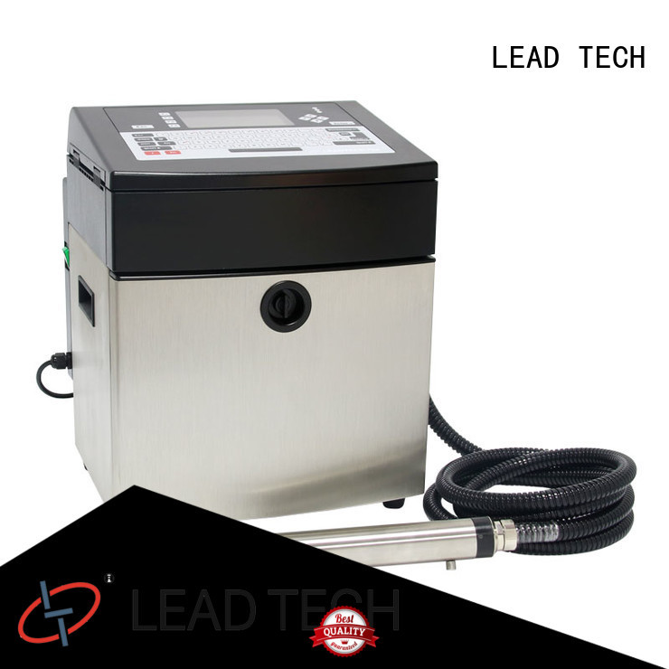 LEAD TECH hot-sale continuous inkjet printer easy-operated cooling structure