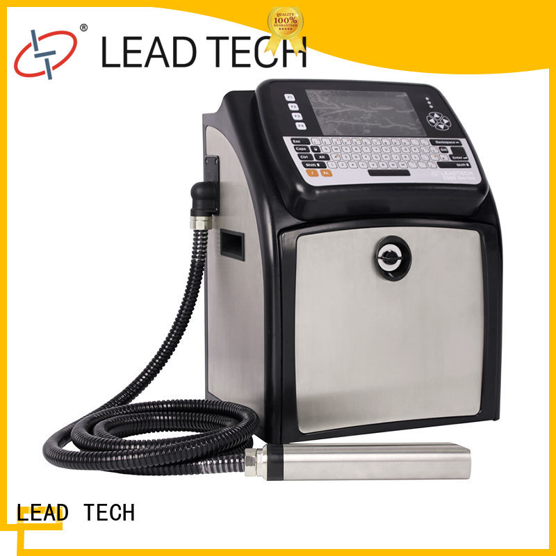 LEAD TECH dust-proof best continuous ink printer OEM cooling structure